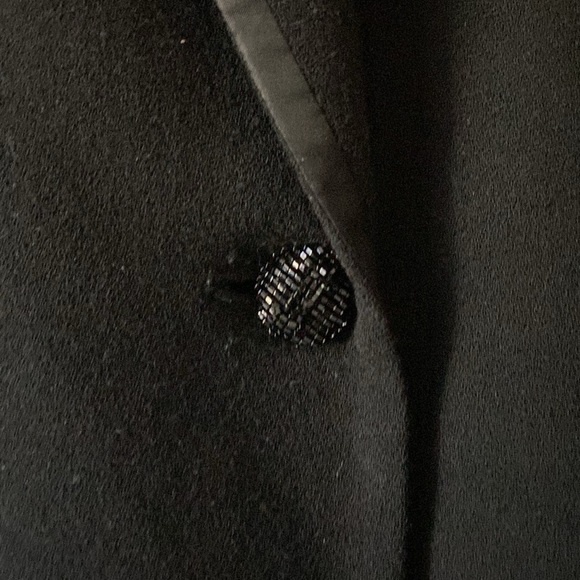 Vintage Valerie Stevens Black 100% New Wool Blazer Size 18W 80’s 90’s Plus Size - Picture 2 of 6